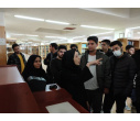 بازدید جمعی از دانشجویان دانشگاه فرهنگیان تبریز از کتابخانه مرکزی و مرکز اسناد و انتشارات دانشگاه